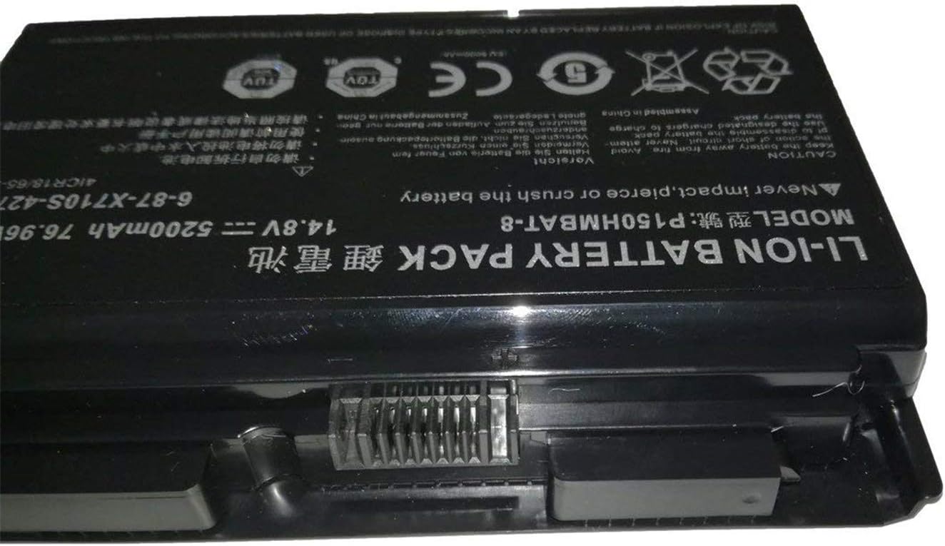 מקורי 76.96Whr 8 תא מקורי Sager NP8275