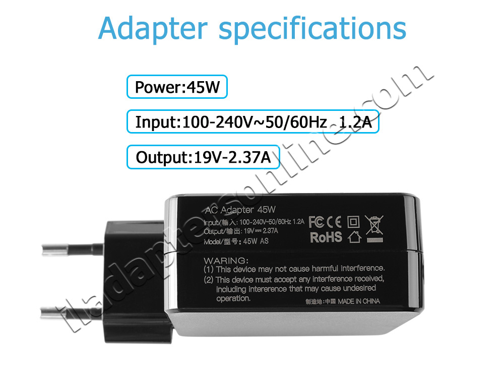 45W Acer Aspire 3 A314-23P AC מתאם מטען
