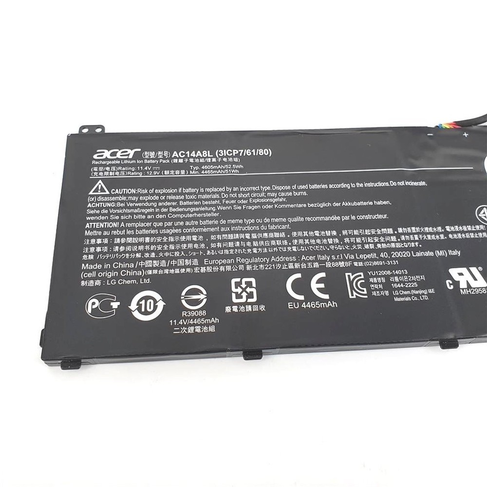 מקורי 3 תא 4450mAh 52.5Whr מקורי Acer Aspire R7-571G-53338G75ass