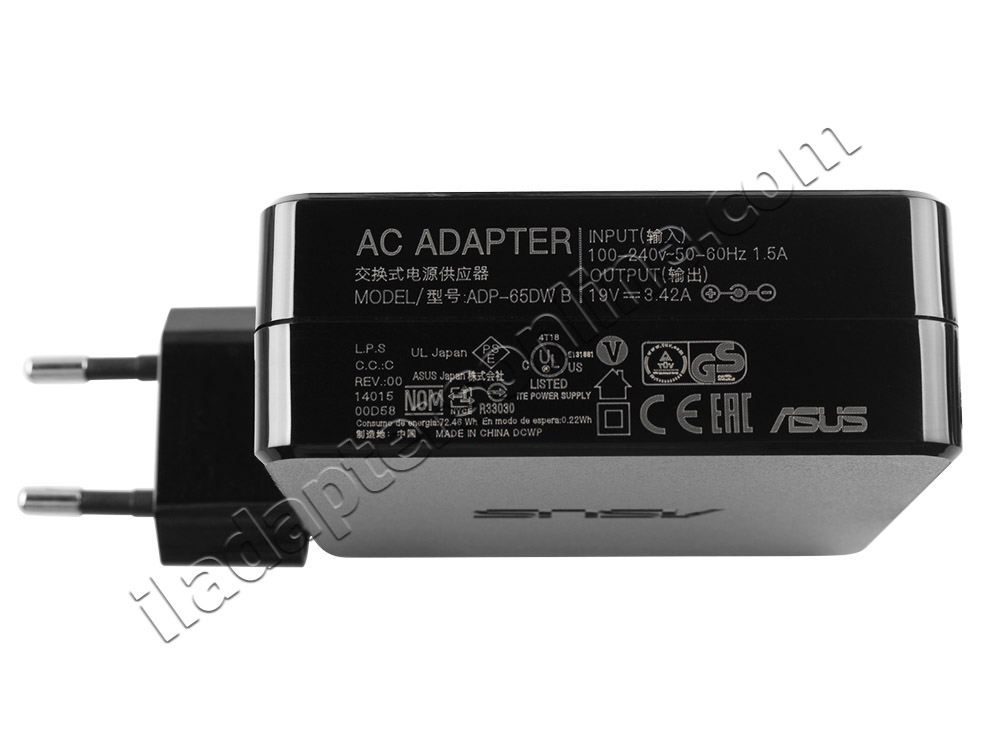 מקורי 65W AC מתאם מטען Asus Pro P1440UA-FQ0092R