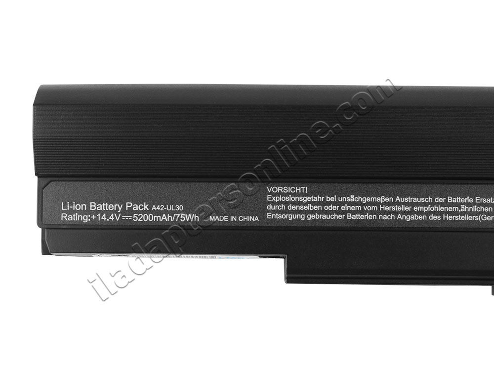 5600mAh 84Wh 8 מקורי Asus A42-UL50 A42-UL80 PL30 מקורי