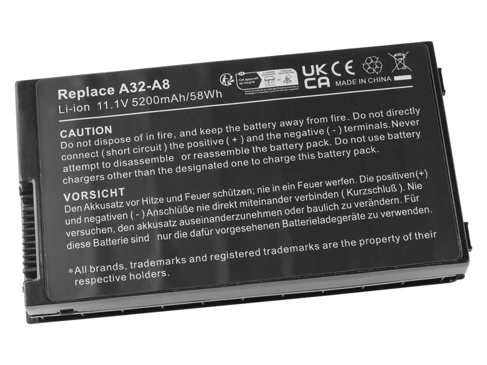 4800mAh 49Wh 6 תא Asus 32-F80H מקורי
