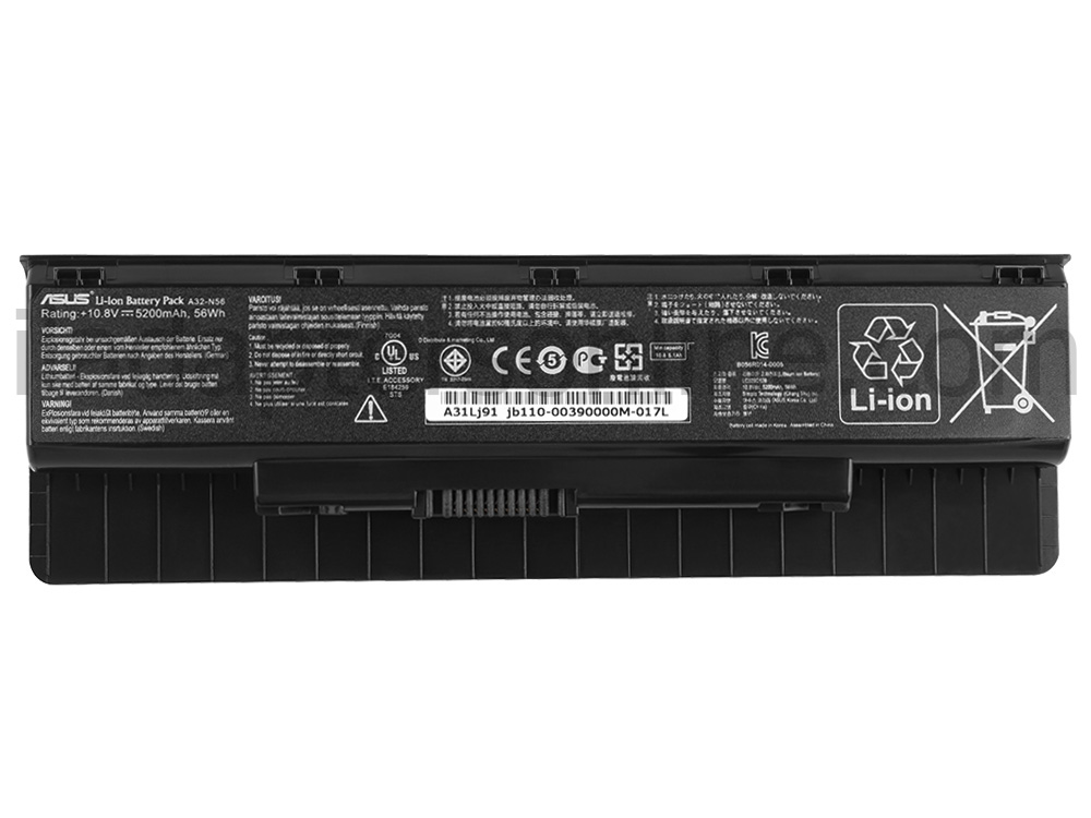 56Wh 6-מקורי Asus n551jb gl551jx