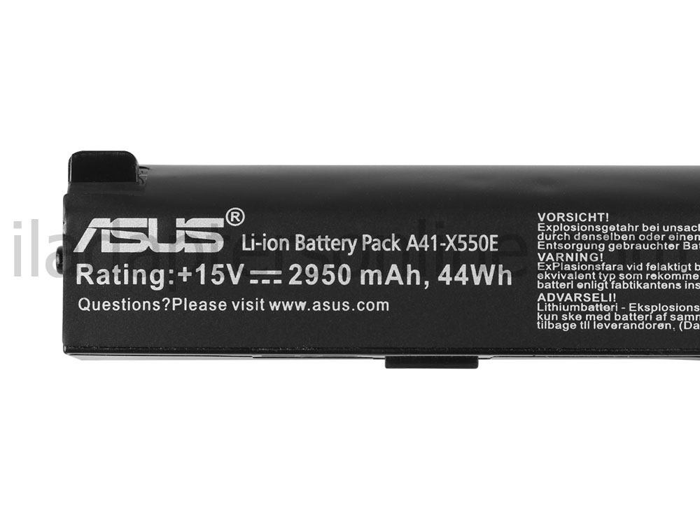 44Wh 2950mAh 4 תא Asus A751SV מקורי