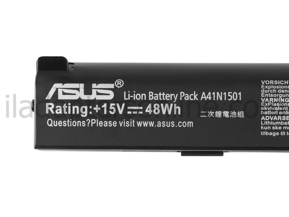 מקורי 48Wh 3200mAh 4 תא סוללה Asus ROG GL752VW-T4065D