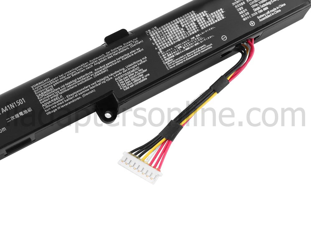 מקורי 48Wh 3200mAh 4 תא סוללה Asus ROG GL752VW-T4065D