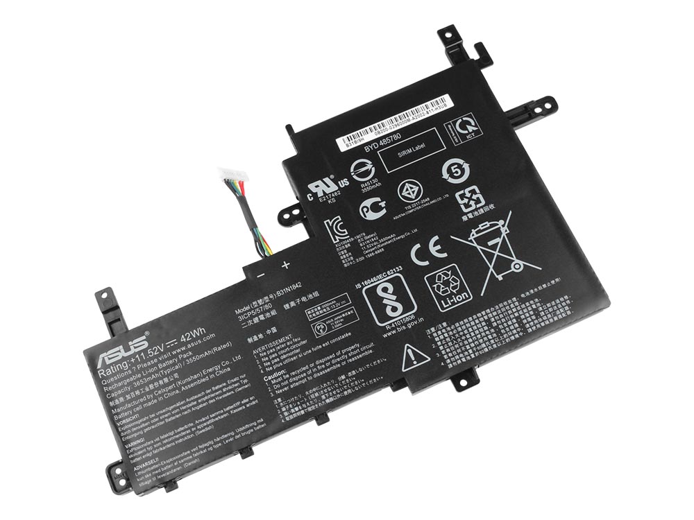 מקורית Asus VivoBook 15 S513EA-BQ443T סוללה 3645mAh 42Wh