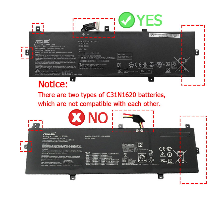 מקורי 4335mAh 50Wh סוללה Asus PRO P5440FA