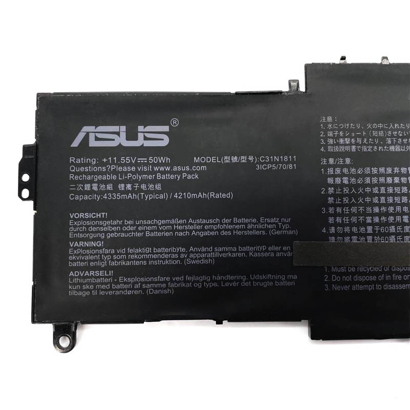 מקורי 4335mAh 50Wh סוללה Asus C31N1811