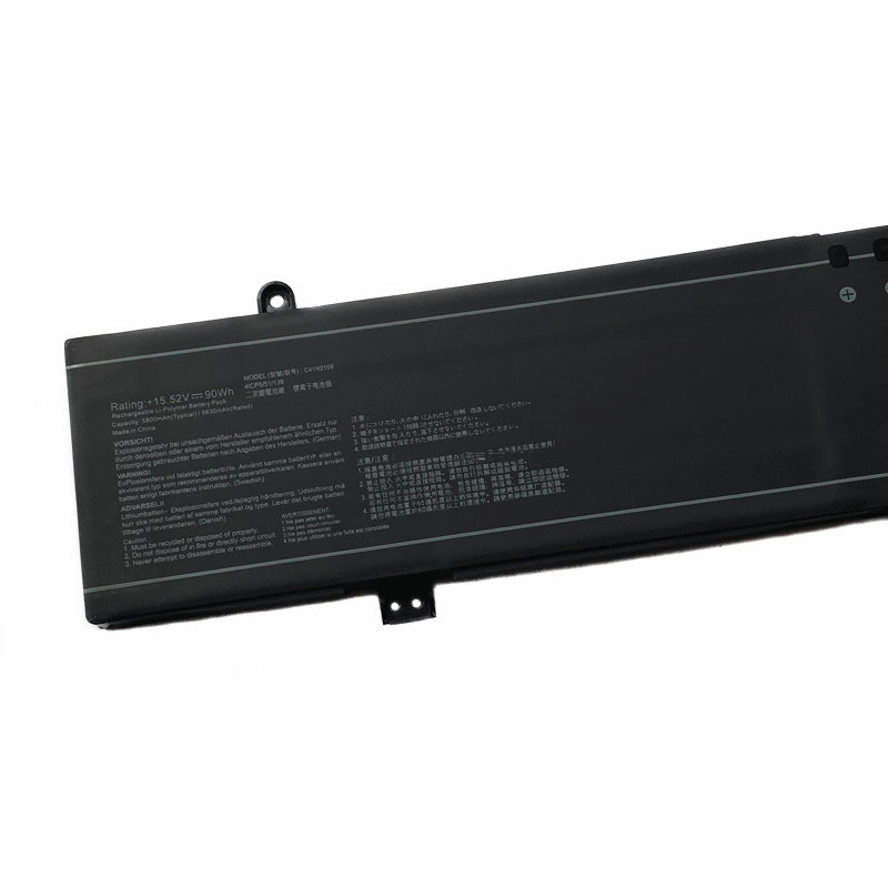 Asus ROG Flow X16 GV601RE-M6026W סוללה 5800mAh 90Wh
