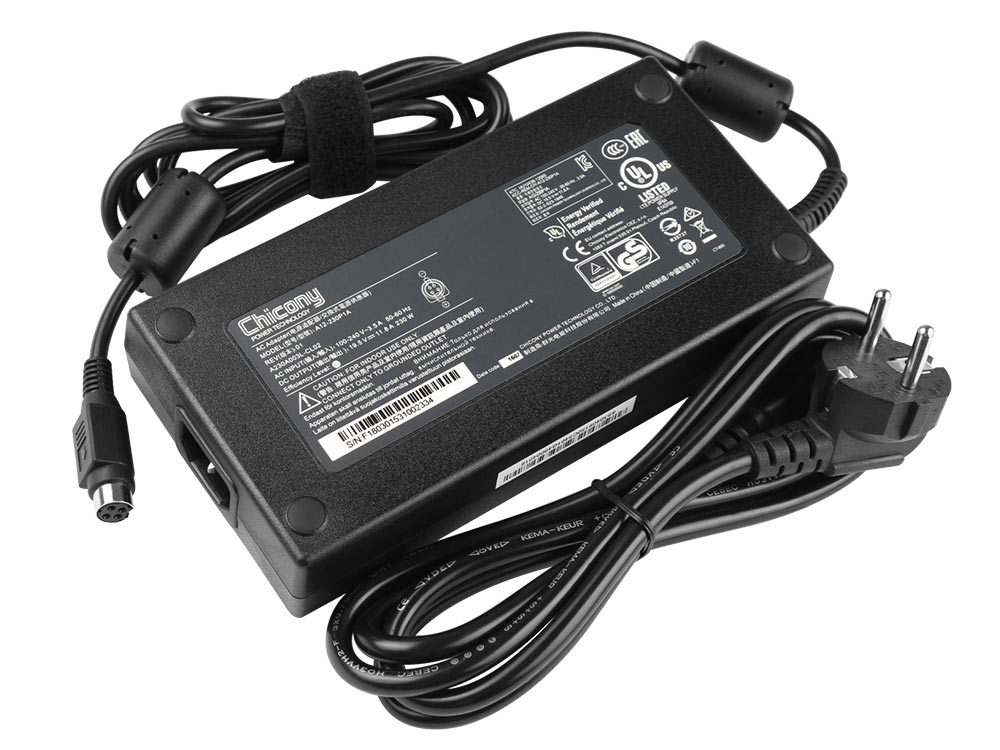 230W MSI S930409150C54 S93-0409150-C54 AC מתאם מטען + כבל חשמל