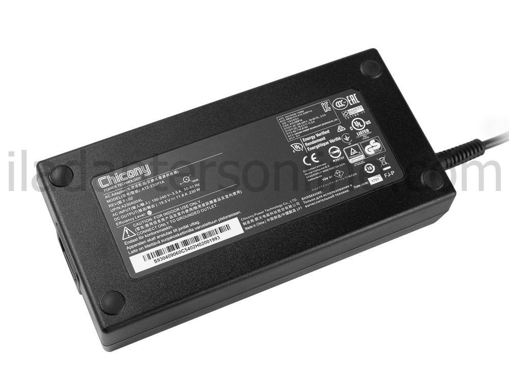 230W Asus 0A001-00391300 AC מתאם מטען + כבל חשמל