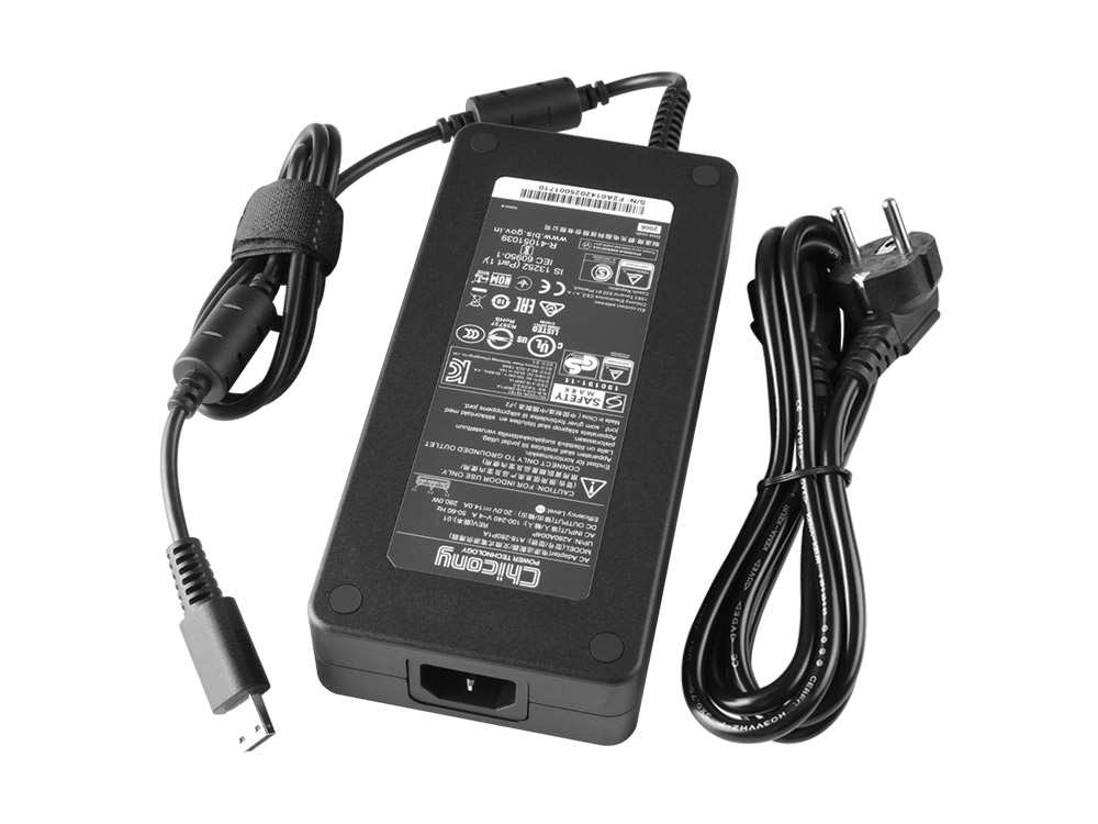 20V 14A 280W AC מתאם מטען Clevo X170SM-G