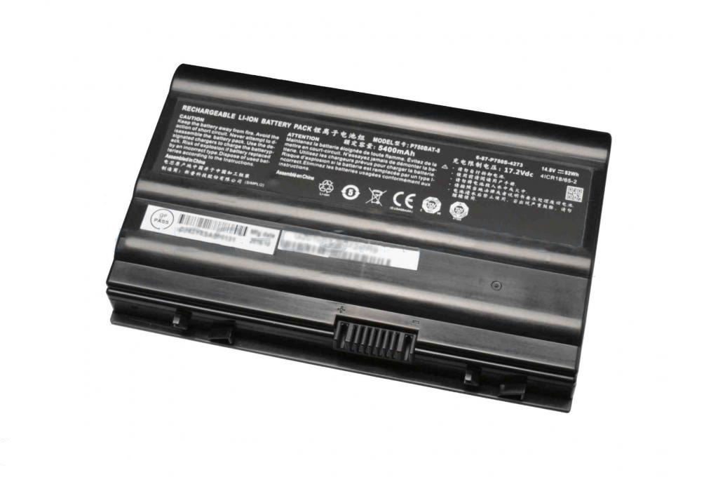 Clevo P751TM1-G P750DM3-G סוללה 5500mAh 82Wh 8 תאים