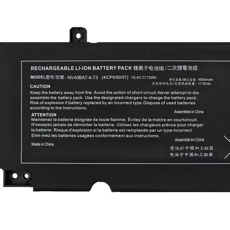מקורית 4600mAh 73Wh Colorful NV40BAT-4-73 סוללה
