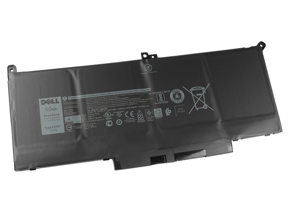 מקורי 7500mAh 60Wh 4 תא מקורי Dell F3YGT 0F3YGT 2X39G - לחץ על התמונה לסגירה