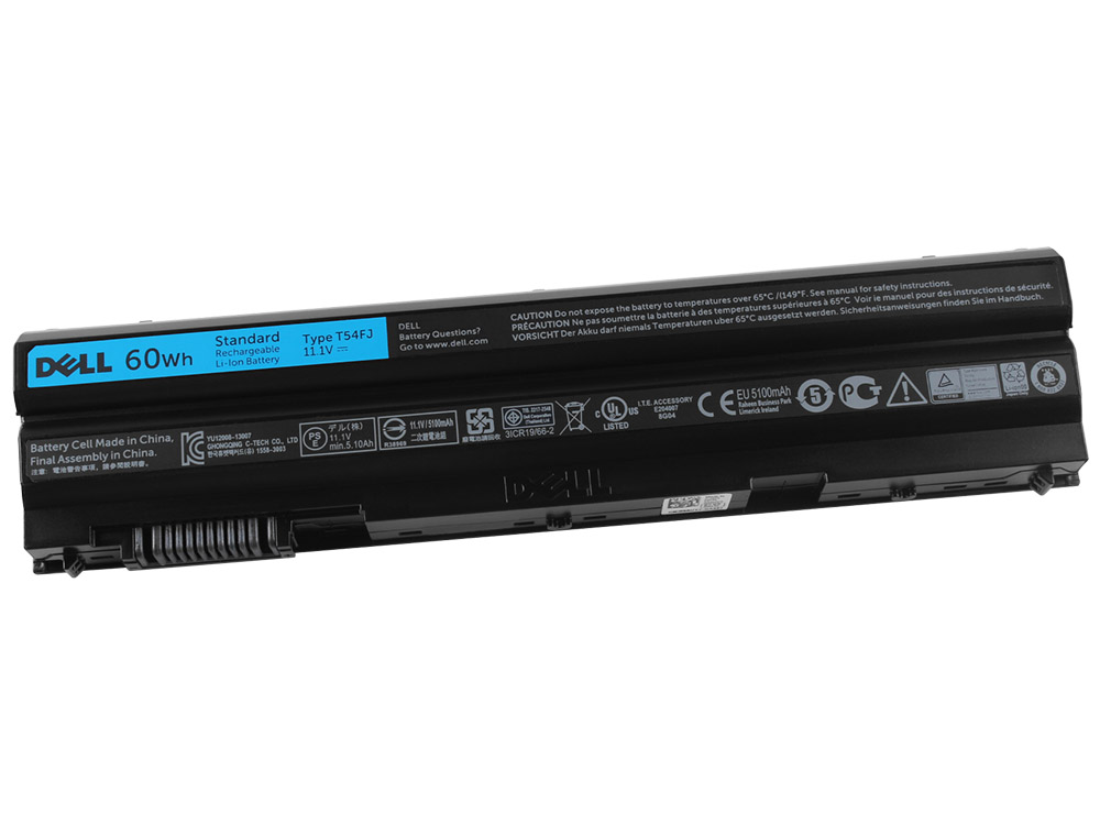 מקורי 5400mAh 60Wh 6-תא סוללה Dell Latitude E5420 - לחץ על התמונה לסגירה