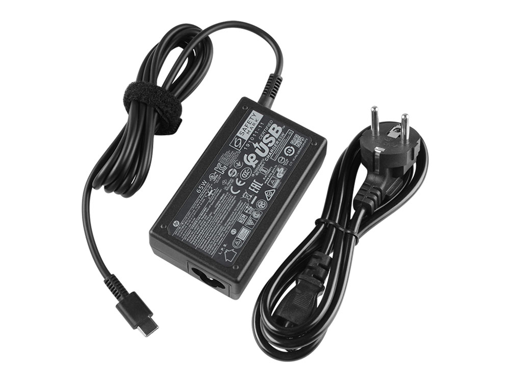 מקורי 65W HP ProBook 440 G6 445 G8 מתאם מטען + כבל חשמל
