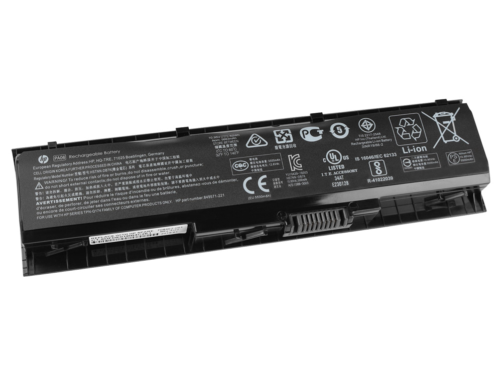 מקורי 5663mAh 62Wh 6 תא סוללה HP Omen 17-w005ur 17-w104nf