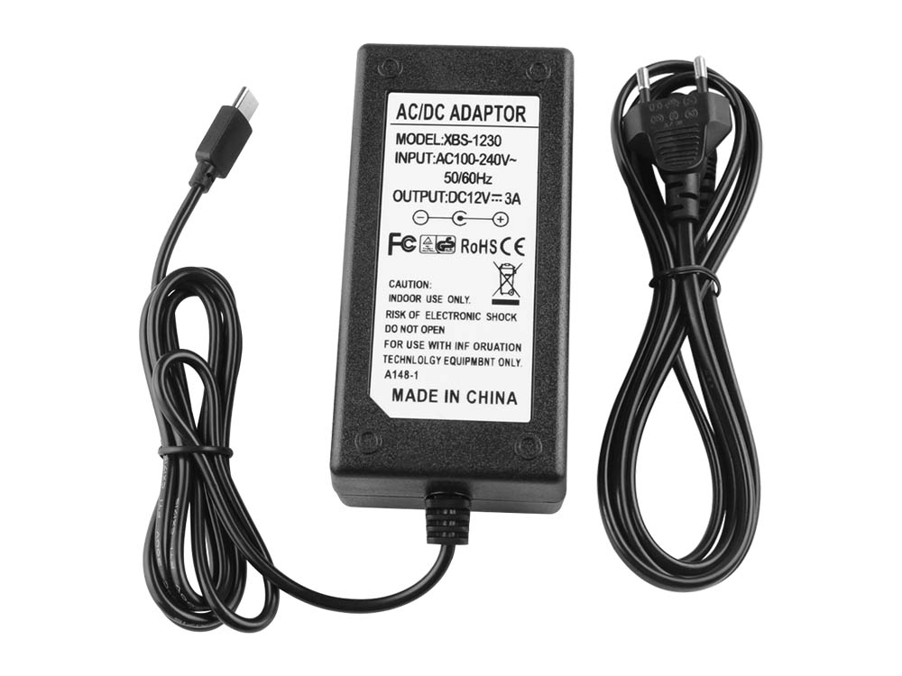 36W Type-C Minisforum DeskMini JB95 Mini PC AC מתאם מטען + כבל חשמל