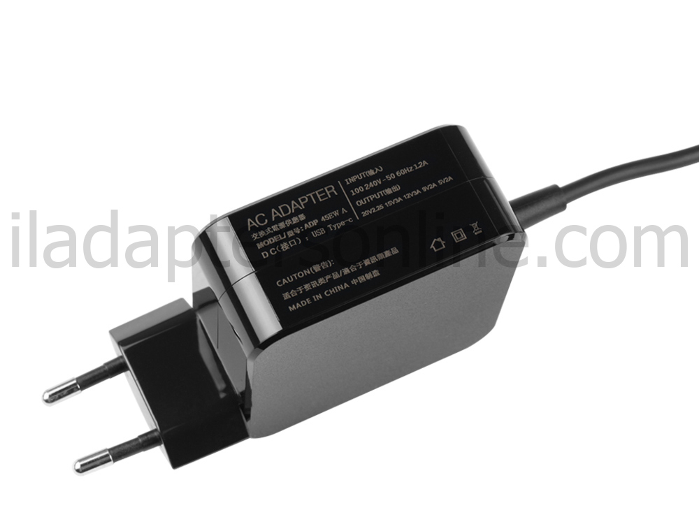USB-C AC מתאם מטען Lenovo Yoga 910-13IKB 45W