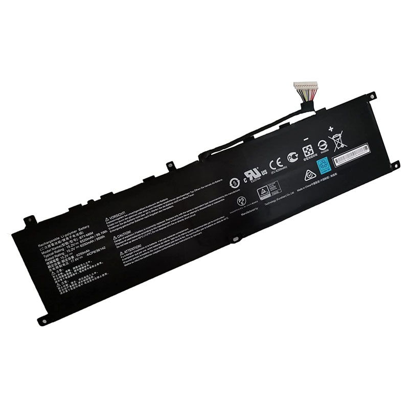 MSI Stealth 17 Studio A13VI-019AU סוללה 6250mAh 95Wh