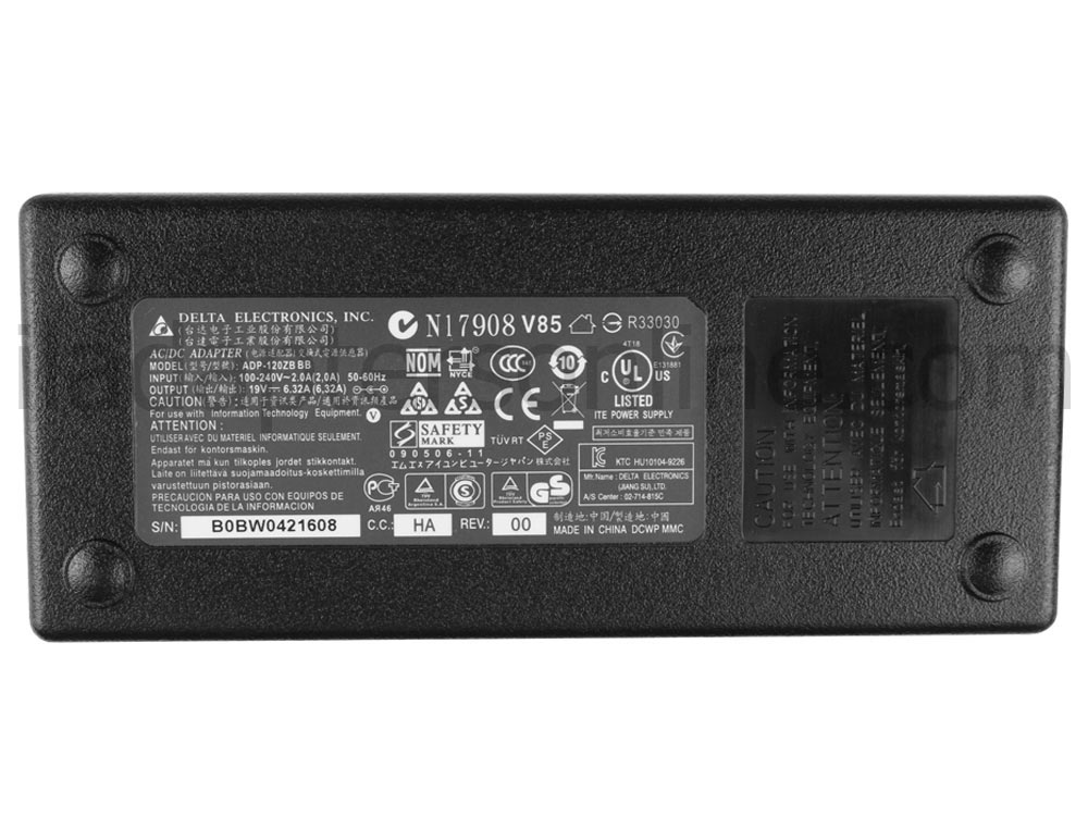 מקורי 120W AC מתאם מטען Medion 40017812