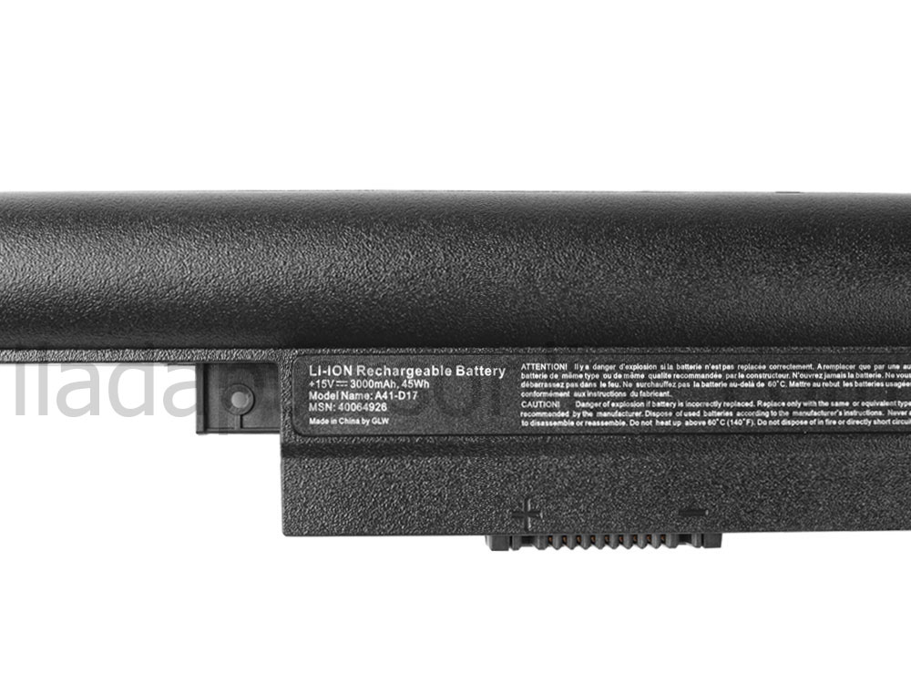 מקורי מקורי 3000mAh 45Wh Medion Akoya P7645 MD 60438 MD60438