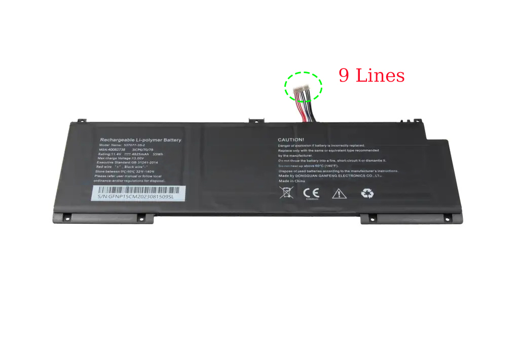 4825mAh 55Wh Medion Akoya E15415 (MD 62478) סוללה