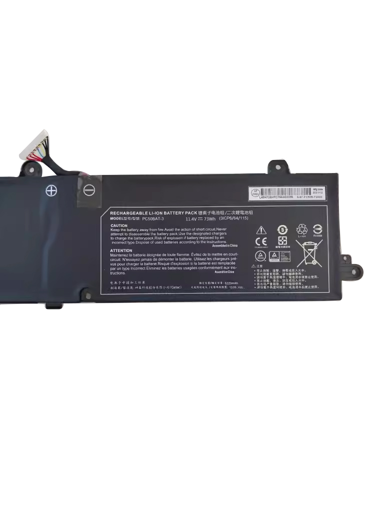 Schenker Key 15 Comet Lake סוללה 6400mAh 73Wh